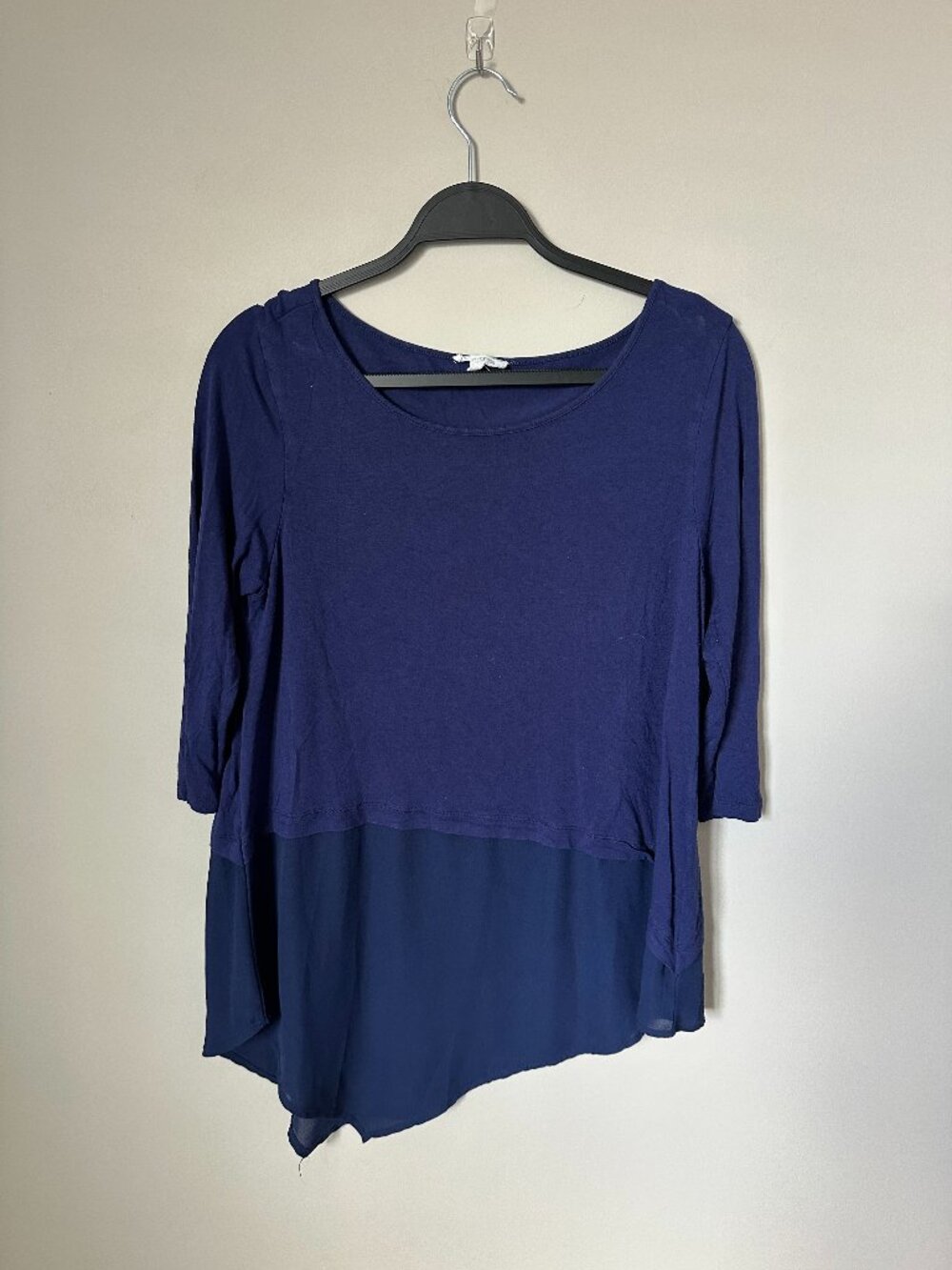 Ava James Blue Blouse Size medium